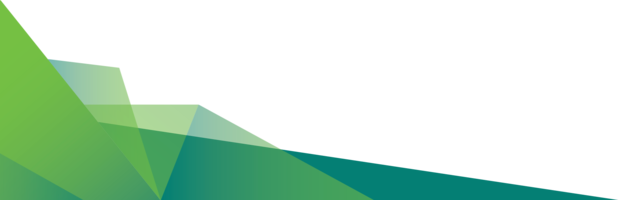 Green corner element - left