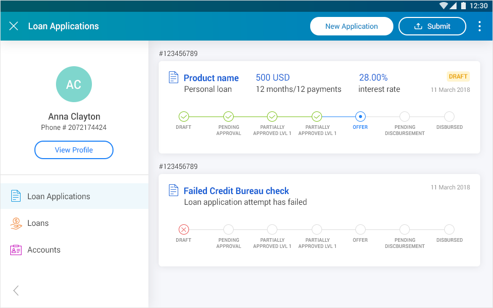 Digital Field Application - Loan Applications Digital Field Application - Loan Applications